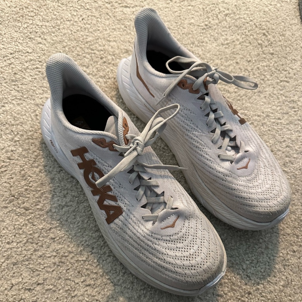 Hoka Mach 5 "White/Copper" Running Shoe